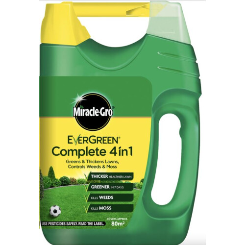 Miracle-Gro Miracle Gro Lawn Feed EverGreen Complete 4in1 Weed and Moss Killer
