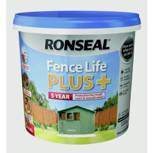Ronseal RSLFLPPW5L 5 Litre Fence Life Plus Paint - Willow