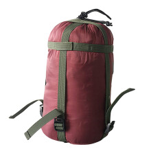 Outdoor Bag Outdoor Travel Compression Bag 18x38 cm Dark Red For Adults Camping Storage Pad Comforter