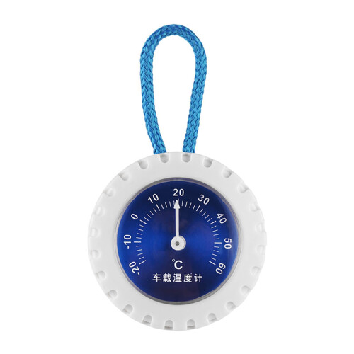 Blue Stylish Functional Dashboard Thermometer Multifunctional Temperature Display Gauge