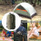 Sleeping Bag Storage, Compression Sack For Sleeping Bags, Waterproof Nylon Backpacking Sack ArmyGre 3