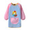 Combinaison de salle à manger en Polyester-Épeautre bleu rose 1