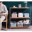 Heavy Duty Capacity Storage Basket, Durable PP Plastic for Space-saving Stackable Portable Handle, Eco-friendly Material for Multifunctional Use in 2