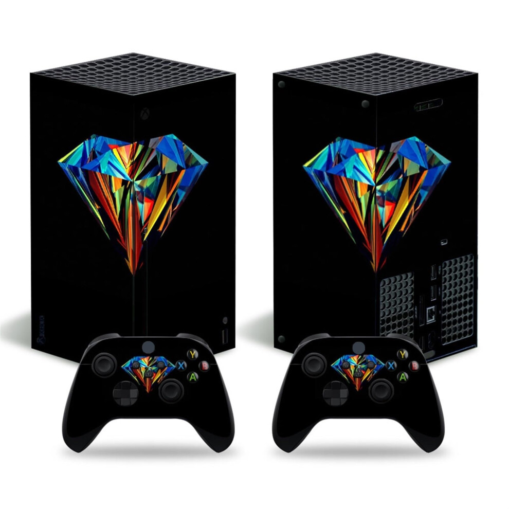 Skin Wrap Vinyl Decal With 2 Controller Skins, Scratch And Dust Protection For Xbox Series X 9189345149016