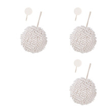 Chenilles handdoek keuken badkamer handballen hangende-Wit