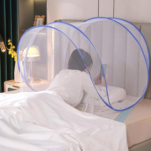 Outdoor Camping Mosquito Net – Fine Mesh Bed Net for Travel, Work Adjustable 1