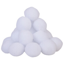 100 Stück imitierte Schneebälle, 6 cm, tragbare und sichere
