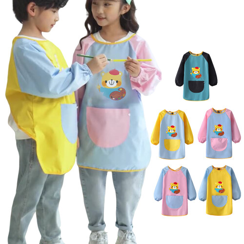 Kleinkind-Speiseoverall aus Polyester,-Dunkelgrün und Schwarz 2
