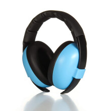 Baby Earmuffs for Toddlers and Infants Hearing Protection Ages 02 Noise Reduction Adjustable Headband Blue