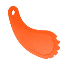 Heavy Duty Grill Scraper with Ergonomic Handle for Outdoor BBQ Grease Removal and Grate Cleaning