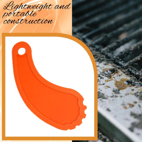 Grill Scraper with Comfortable Grip for Efficient Grease Removal and Outdoor Griddle Cleaning 1