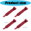Durable AntiChafing Equine Leg Protectors With Elastic-Red 2pcs 4