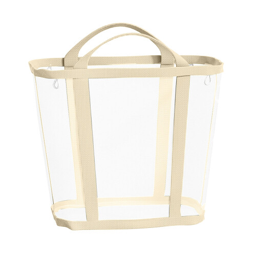 Panier de rangement en mailles de Nylon, modèles-Beige L