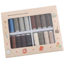 40s/2 katoengaren 20 gemengd gepalletiseerd voor quilt--Donker