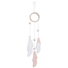 Natural Wood Crib Decor, Eco-Friendly Felt Baby Mobile For Cribs, Gender Neutral Nursery Wind Chime, Sturdy And Durable With Non-Toxic Finishes, Suita