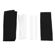 Activated Carbon Ceiling Fan Filter Pad High-Quality Filter Foam Air Purifier Mat Self Sticking Odor Eliminator Dust Capturing Reusable Fan Air Cleane