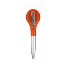 Measure Tool Ballpoint Pen with 1M Telescopic Ruler and Tape Measure, 0.7mm Tip, Orange Color, Ideal for Signing and Writing