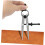 Adjustable precision compass for accurate markings and spacing in craft applications and technical drawing, radius 3