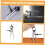 Adjustable precision compass for accurate markings and spacing in craft applications and technical drawing, radius 2