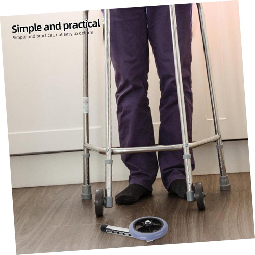 Walker Wheels Replacement Silent Smooth Durable Front Wheels for Walkers  Load Capacity for Elderly 2