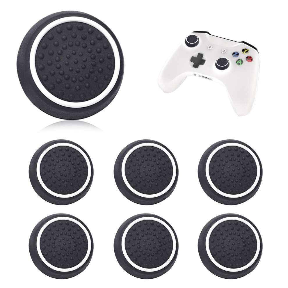 6Pcs Silicone Thumb Grip Caps For Ps5 Ps4 Xbox One 360 Ps3, Nonslip Analog Stick Covers 9189345150524