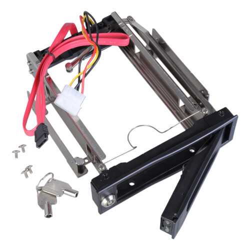 1 ensemble de supports de baies de disque dur SSD interne de 3.5