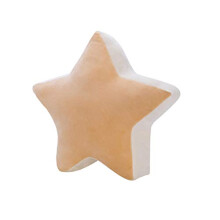 Yellow Star Cushion 14.2x14.2 Inch - Soft Decorative Pillow for Baby Kids Bedroom, Cute Star Design Gift