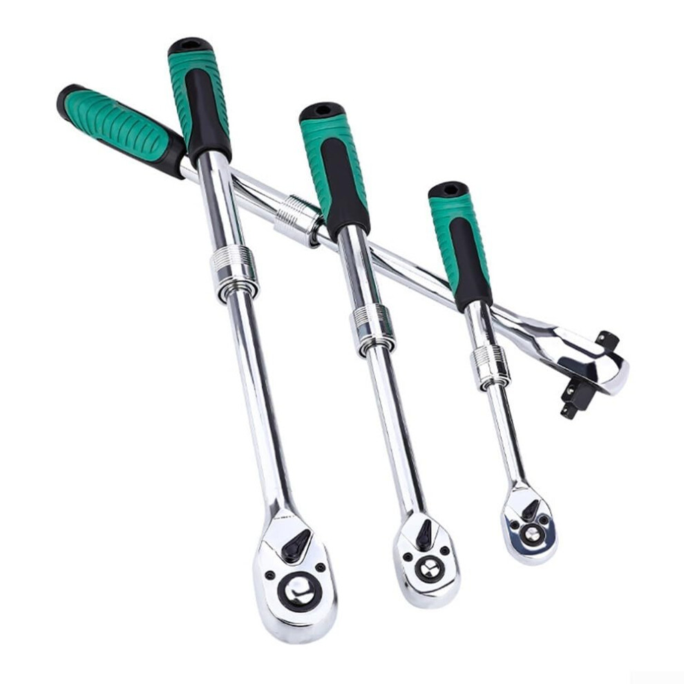 Ratchet Handle 72Tooth Telescopic Ratchet Wrench, Lever Type Reversible, Compact Telescopic Wrench, 12.5Mm 9412369341464