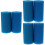 6Stk Pool Filter Austauschbar Waschbar Blau 6