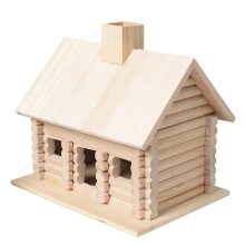 3St Beige Vogelhuis Nest Hout Ingang Vogelaccessoires