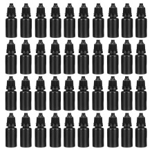300Stk Kleine Schwarze Kosmetik Tropfflaschen Für Unterwegs Und Reisen