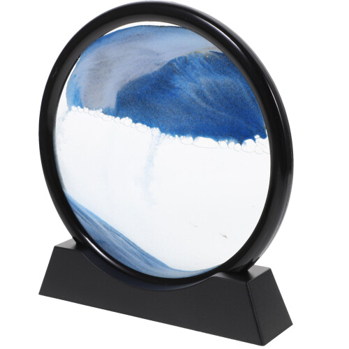 3Stk 3D Sandkunst Quicksand Bild Deko Blau 1