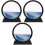 3Stk 3D Sandkunst Quicksand Bild Deko Blau 5