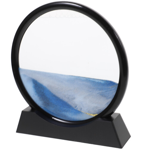 3Stk 3D Sandkunst Quicksand Bild Deko Blau 2