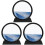3Stk 3D Sandkunst Quicksand Bild Deko Blau 4
