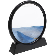 3Stk 3D Sandkunst Quicksand Bild Deko Blau