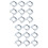200Stk Metall Ringe Strap Clips Für Feste 7