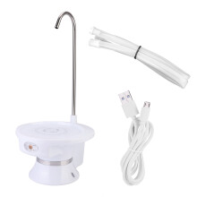 Pompa portatile per bottiglie d'acqua, distributore d'acqua ad alta efficienza per bottiglie da 2-6 galloni, pompa d'acqua elettrica con batteria