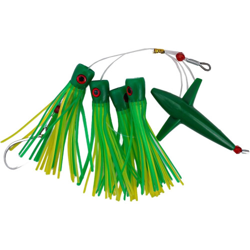 Feather Rig Bird Trolling Lure Squid Tuna Daisy Chain Model C3 Rigged 1