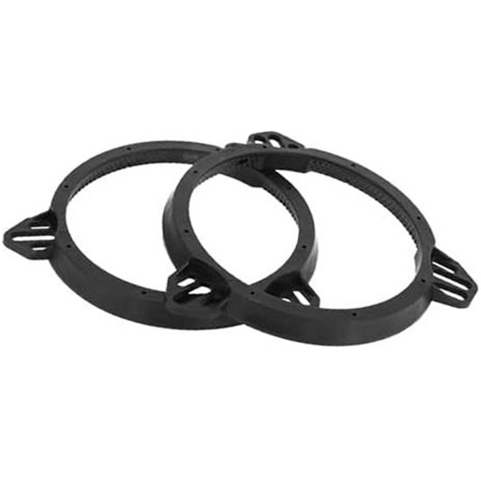 Universal Speaker Spacer Ring 2Piece Waterproof Abs Mounting Bracket For 6.5Inch Car, Boat, Rv Subwoofers Black 9189345151675
