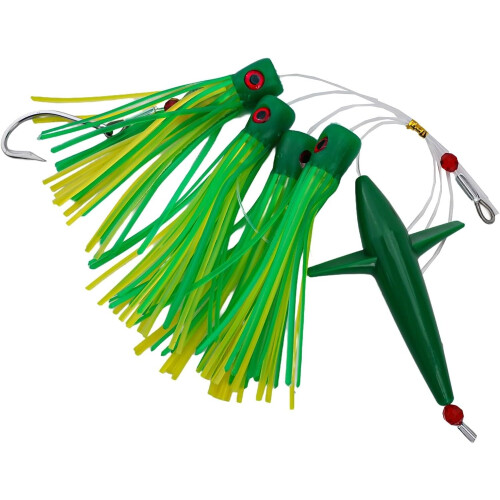 Feather Rig Bird Trolling Lure Squid Tuna Daisy Chain Model C3 Rigged 2