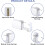 8 Piece Ear Piercing Set Piercing Gun Unit Tool with Stud Earrings (Diamond01) 2