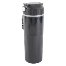 Edelstahl Auto-Heizbecher 500ml mit Zigarettenanzünder, Schwarz