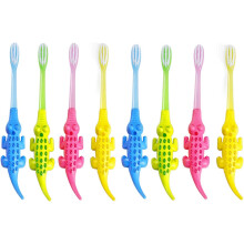 BPA-Free Baby Toothbrush, Super-Soft Bristles For Kids' Gentle Oral Care, Lovely Yellow Pink Blue Green Colors 8-Pack