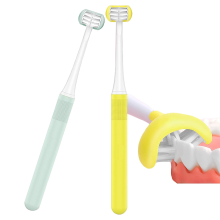 Comfortable & Gentle Three Sided Toothbrush For Kids, Cultivating Good Oral Hygiene With Durable Material Ideal For Special Needs Children And Efficie