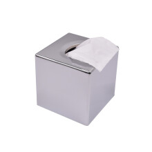 Suport pătrat pentru cutie de șervețele, depozitare estetică durabilă și versatilă pentru măsuța de baie, blaturi, comode, noptieră,