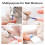 Broca elétrica para manicure, para unhas de gel acrílico, universal de 8,1 cm (3/32 polegadas), broca de segurança para cutículas, conjunto 4