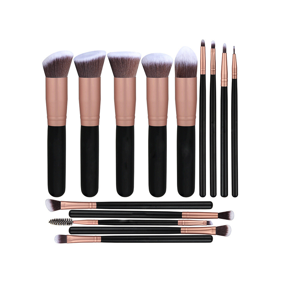 Makeup Artist's Choice, Multi-Application Synthetic Fiber Brushes For A Professional Makeup Experience, Vegan Bristles With Stylish Design For A