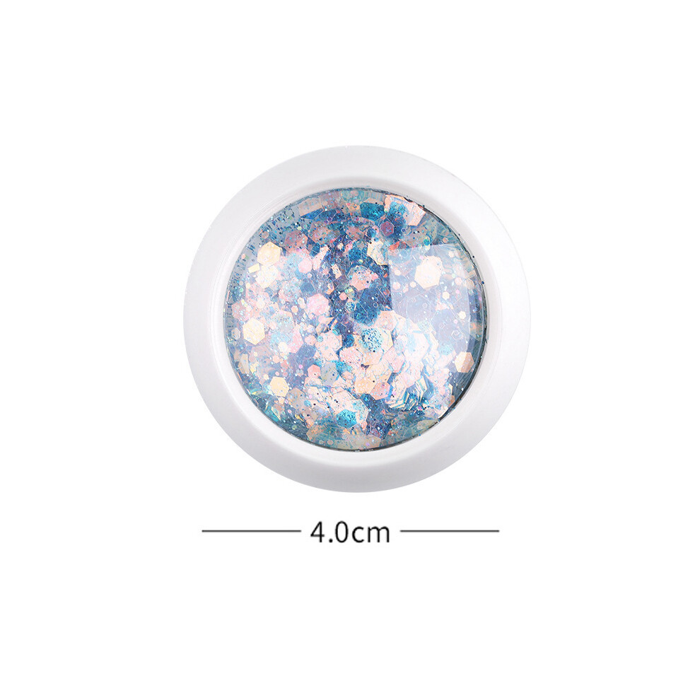 Professional Nail Art Decorations, Holographic Glitter Iridescent Flakes For Salon Quality Diy Nail Art, Broken Glass Effect, Facial Decorations,