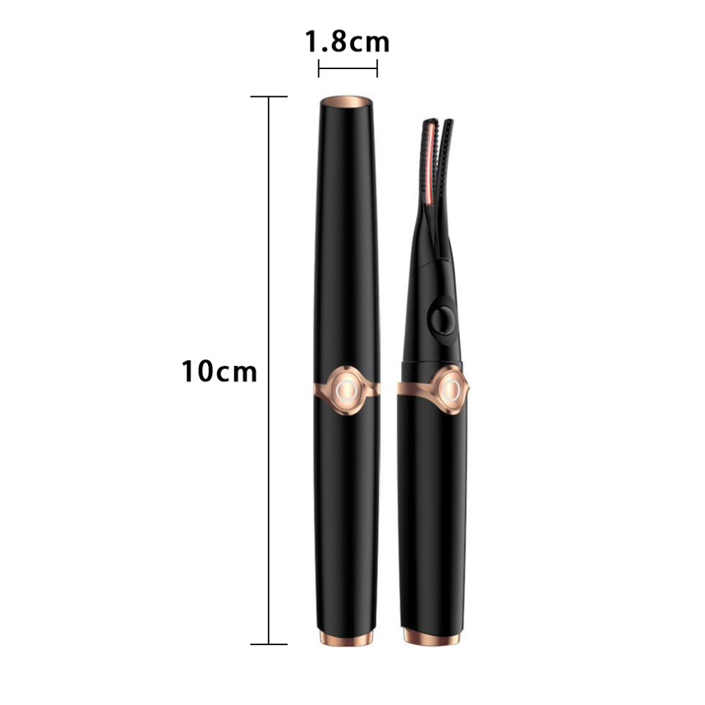Eyelash Curler for Instant Glam, Upgraded Heated Eyelash Wand with Fast Heating & Intelligent Temperature Control, Portable Electric Eyelash Tool